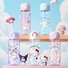 X&W Sanrio Tritan Материал Космическая Кружка 500 мл Двойное Питье Открывающаяся Крышка Портативная Кружка для Воды Кружка для Бабл-чая Детская Бутылка для Воды Кружки