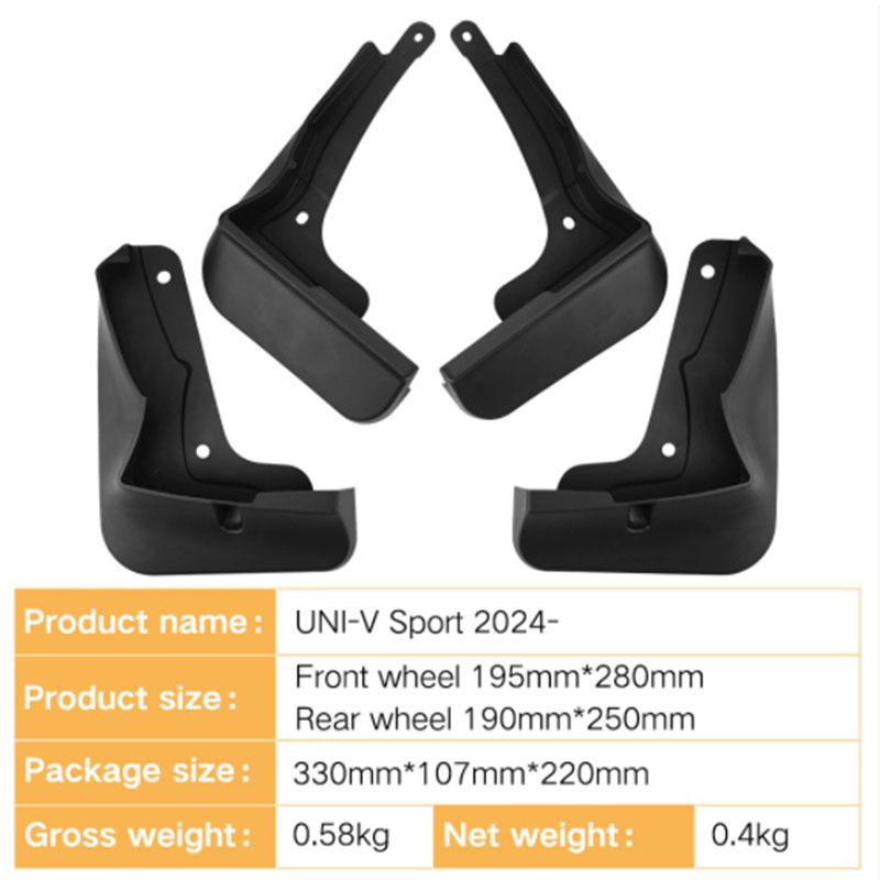 Changan UNI-V Sport Edition Tire Mudguards - Car Modification Accessories