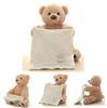 Funny Peek A Boo Teddy Bear Plush Blanket For Kids Perfect For Giggles And Playtime