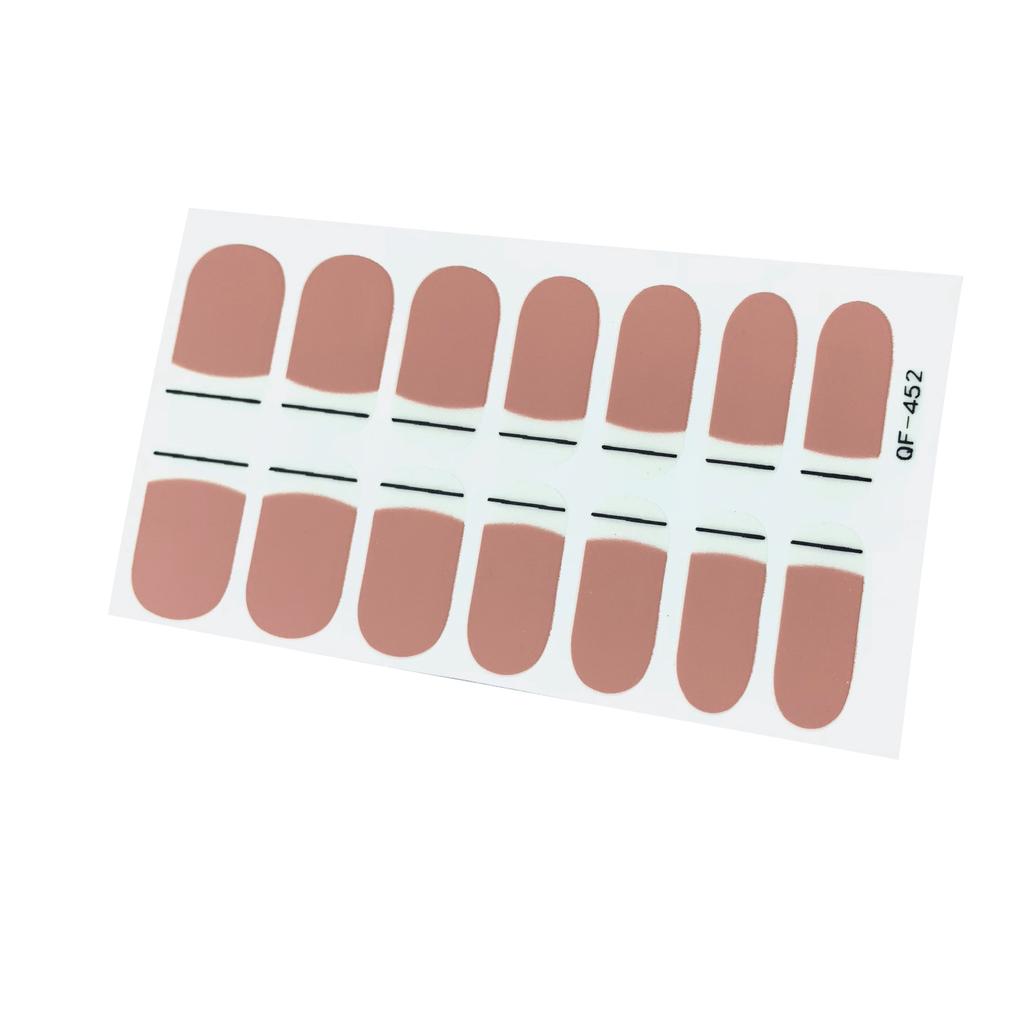 Naked Powder Прозрачные постепенные наклейки для ногтей Наклейки для ногтей Матовые наклейки для ногтей Morandi Можно отрывать Водонепроницаемые наклейки для ногтей
