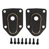 2PCS RC Steering Knuckle Portal Covers Brass Outer Portal Drive Housing Cover for Axial 118 UTB18