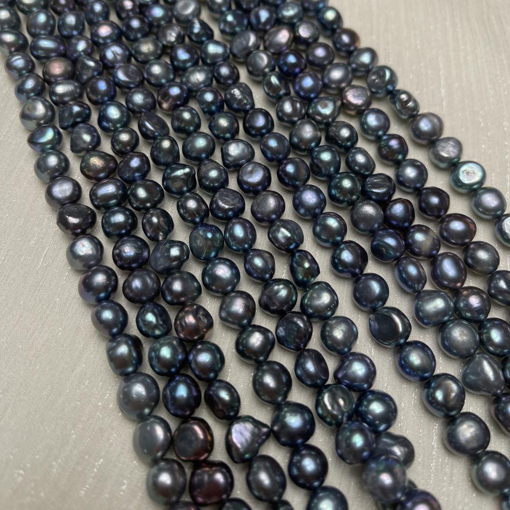 Подвеска своими руками из нерегулярного черного жемчуга 9-10 мм для изготовления ювелирных изделий своими руками, ожерелье, серьги, браслет, аксессуар, длина 36 см