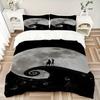 3Pcs Nightmare Before Christmas Bedding Sets For All Sizes New 3D Printed Bed Cover Comforter Duvet Cover Pillowcase Bedroom Decoration