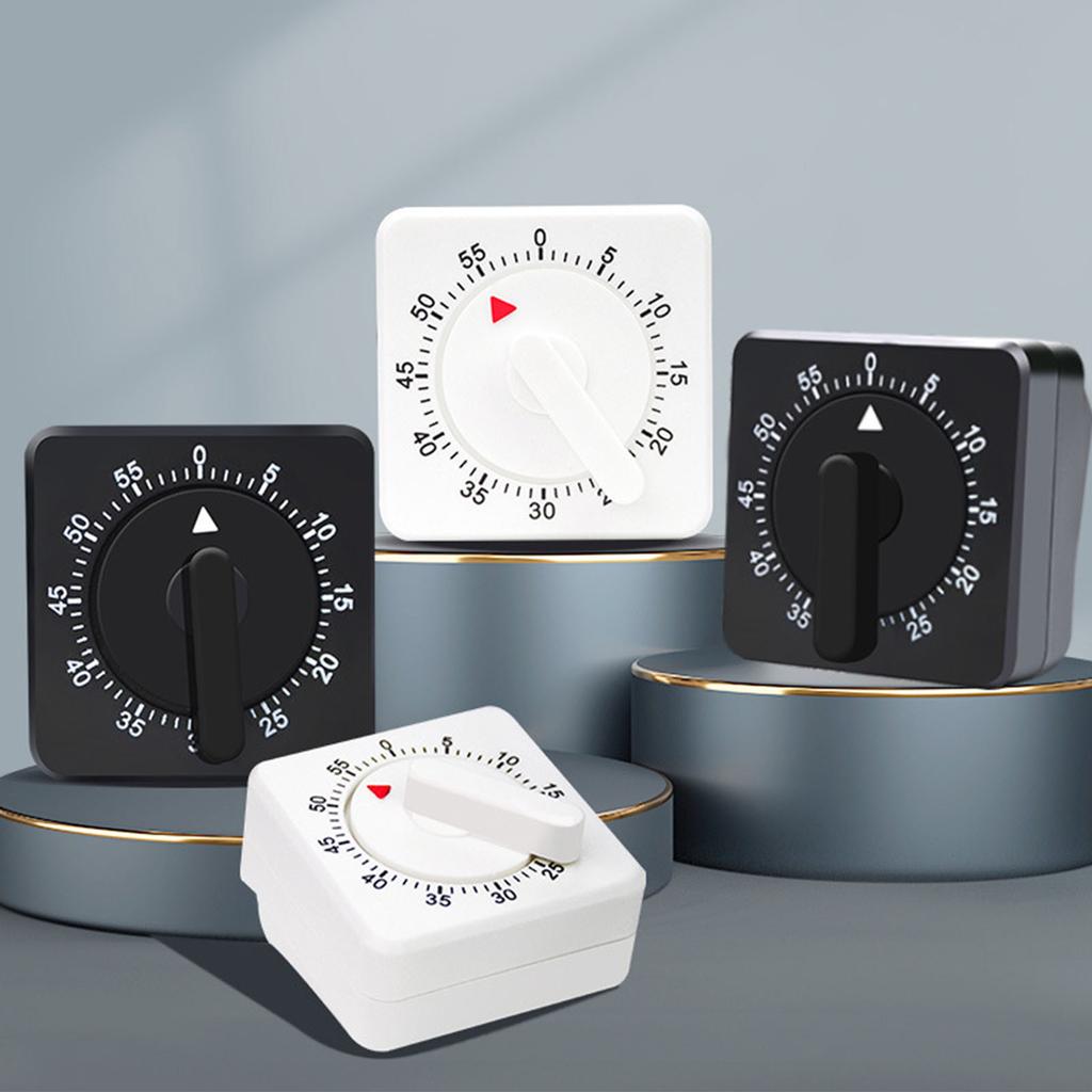 Кухонный таймер для приготовления пищи, часы шеф-повара, громкий будильник, не требуются батарейки, 100% механический, напоминание обратного отсчета