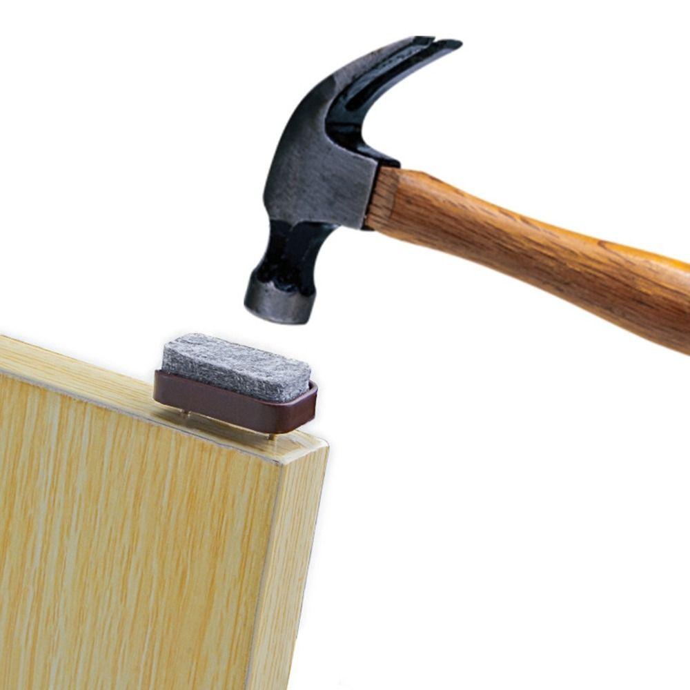 10pcs/set Simple DIY Felt Pads Moisture-proof Thicken Sofa Foot Nail Non-slip Plastic Scratch Protector Mat Furniture Accessory