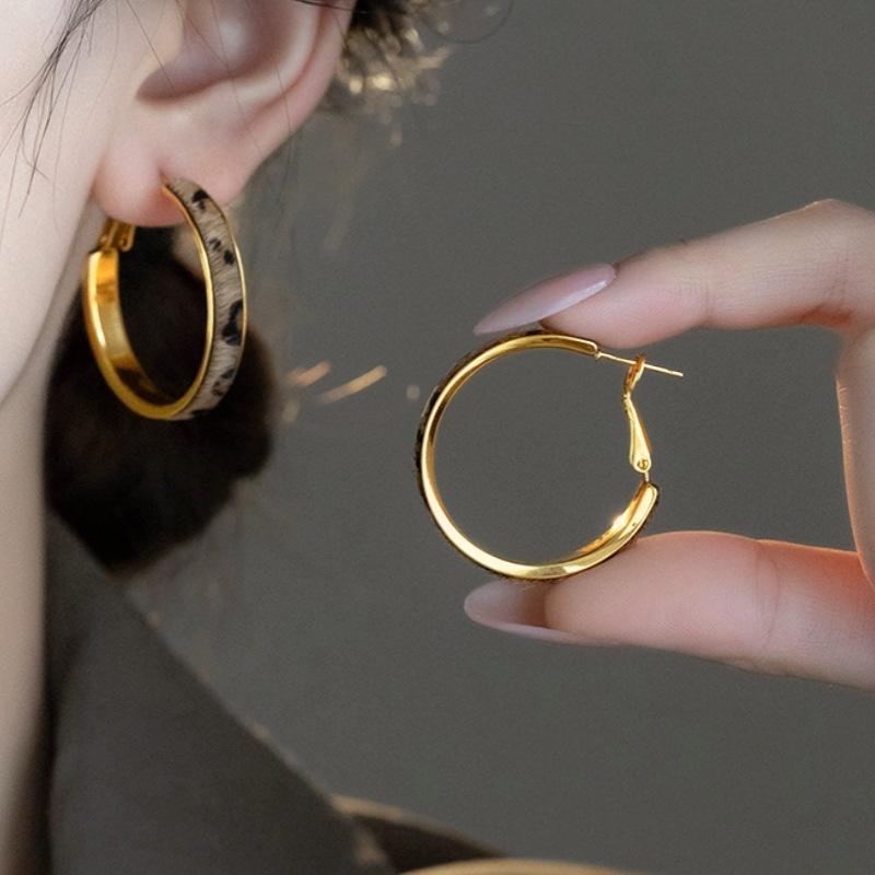 Серьги JMXD из натурального камня Тигровый глаз для женщин, Минималистичные изящные золотистые пусеты, Ретро эстетика, Украшения для ушей, Серьги с кристаллами для исцеления чакр