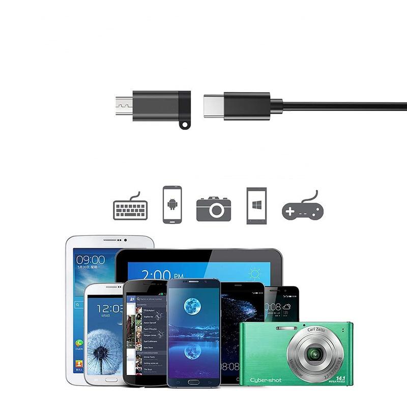 USB Type-C Адаптер Type C на Micro USB Женский на Мужской Конвертеры для Зарядного Устройства и Кабеля Данных Xiaomi Samsung Адаптер USB-C