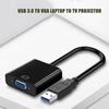 USB3.0 to VGA Video Display Adapter 1080P Multi Display Converter Video Cable for Projector Laptop Monitor PC TV