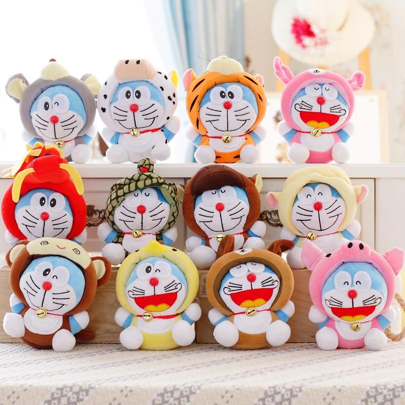 20-70cm Cartoon Creative Doraemon Zodiac Plush Fashion Style Home Decoration Software Pillow Anime Doraemon Juguetes del zodiaco