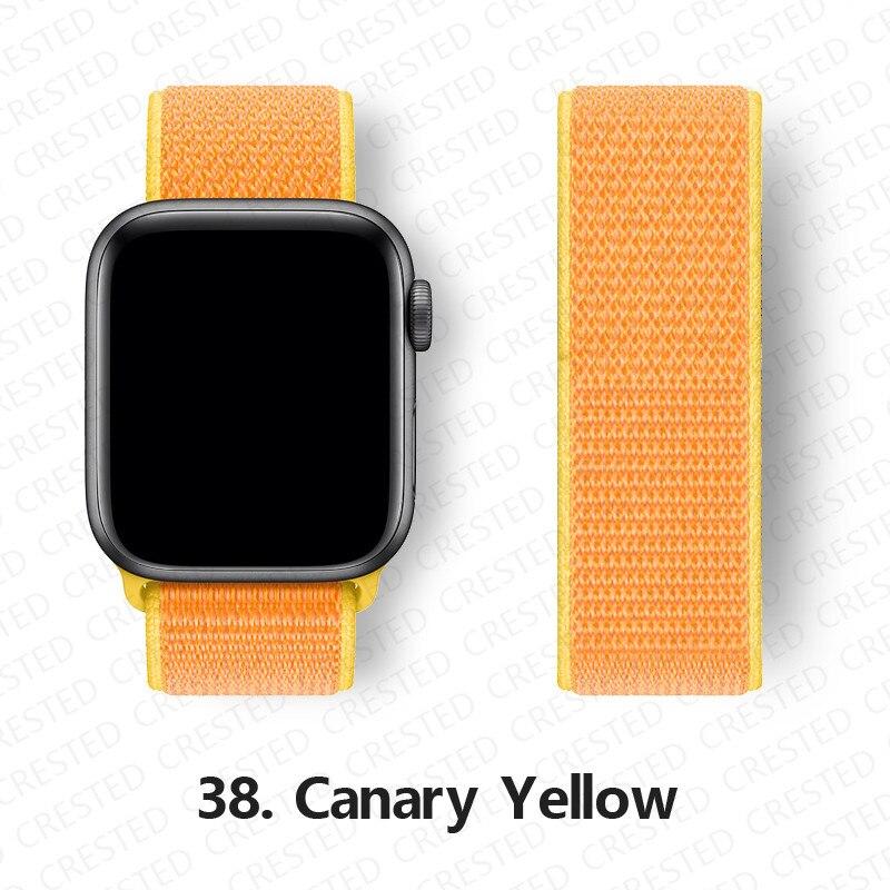 Нейлоновый ремешок для Apple, ремешок для часов 44 мм, 40 мм, 42 мм, 38 мм, браслет для умных часов, ремень, спортивный браслет-петля, iWatch series 3, 4, 5, 6, se, ремешок