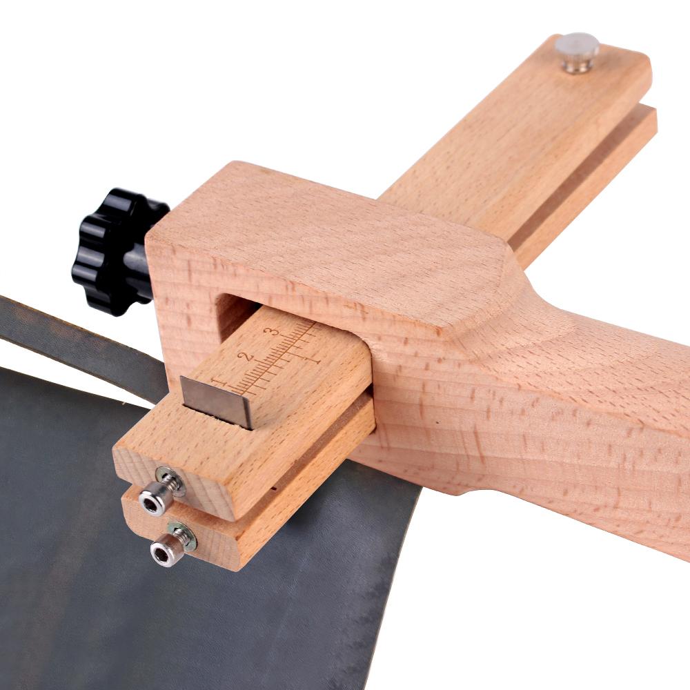 Leather Craft Strip Belt Maker With 5 Sharp Blades and Allen Wrench Hand Cutting Tool Leather Tools DIY Leather Strap Cutter