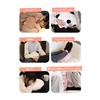 UQLIFE Heat Storage Hot Water Bottle (Rabbit) [Cute and Squeezing Back View] Fluffy and Soft to the Touch, Keeps Warm for Up to 7 Hours, Includes Hot