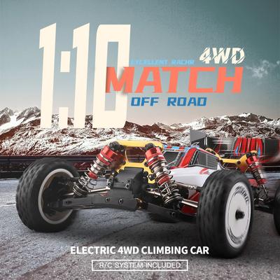 Радиоуправляемая машина 1/10 Wltoys 104001 4WD 2.4G Гоночная машина Игрушки с дистанционным управлением для детей 45 км/ч Высокоскоростные модели транспортных средств Игрушки для мальчиков