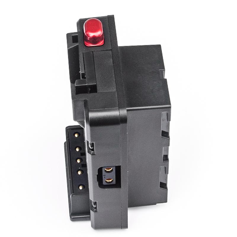 AA58 V Mount V-Lock Battery to NP-F F550 F570 F750 F970 Dummy Battery Converter Plate D-Tap for LED Light Monitor V-Mount