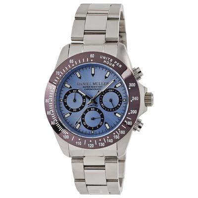 Серебряные часы Daniel Muller DM-2003 DM-2003IB Мужские Дайверские