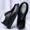 British Style Outdoor Business Shoes Fashion Thick Bottom Oxford Shoes Lace Up Formal Dress Footwear Mens Casual Shoes Hot Sale
