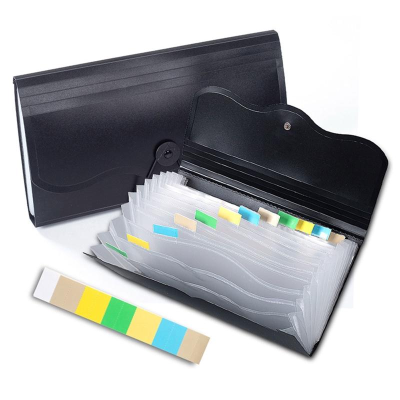 B5 Accordion Folder Expanding File Wallet Document Organizer Case Receipt Folder