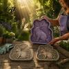 Forest Theme Garden Decor Molds Woodland Legends Stepping Stone Mold Silicone Reusable Casting Concrete Path Maker Mold Animal Cement for Backyard