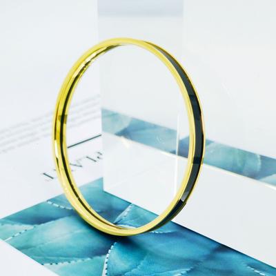 Браслет-кольцо 2025 Модный тренд Универсальный Изысканный Браслет Длина 17СМ, 19СМ Золотистый браслет