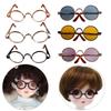 Plush Doll for 1/31/4 BJD Glasses Clothes For 10/15cm Dolls Plush Doll Eyeglasses Cute Heart Frame