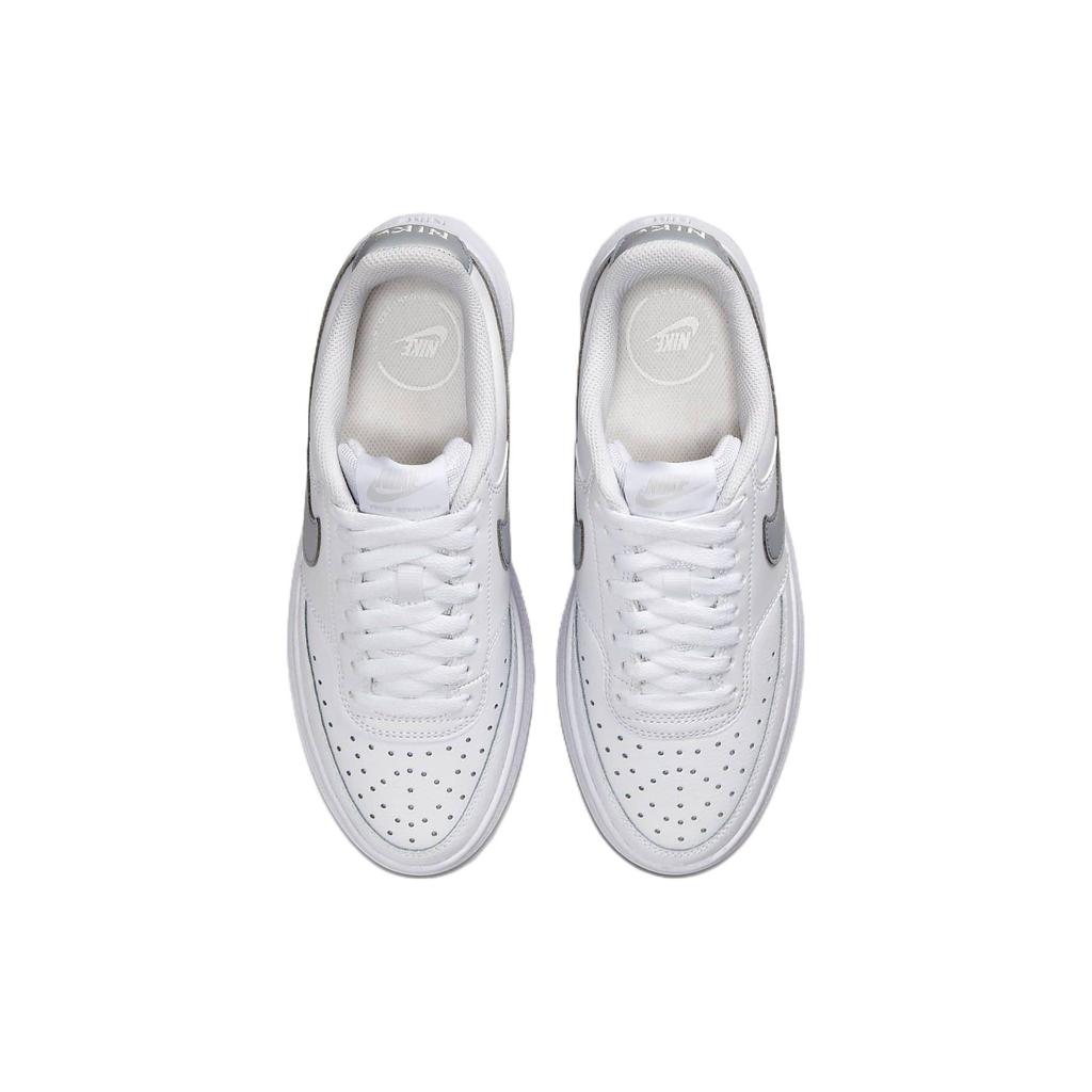 Nike Court Vision Alta White Metallic Platinum Женские кроссовки Summit-White DM0113-101