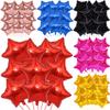 10/20pcs 18inch Five Pointed Star Shaped Aluminum Film Balloons Children Toy Gift Birthday Party Wedding Decor Kids Baby Shower