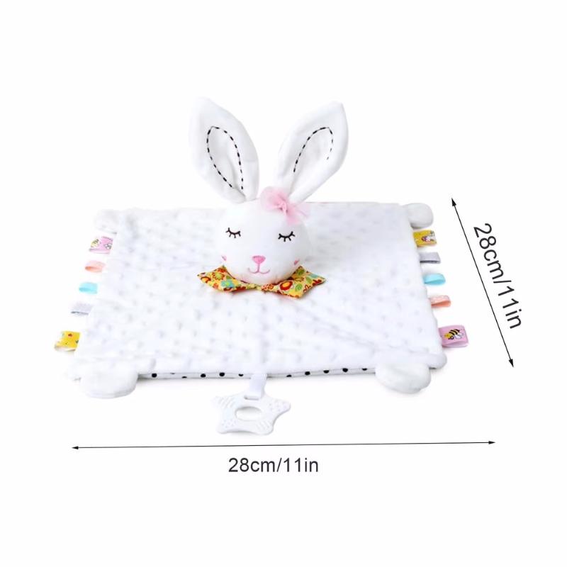 Новорожденный ребенок плюшевые игрушки милые животные одеяло утешитель кролик слон успокаивающее полотенце подарок ребенку