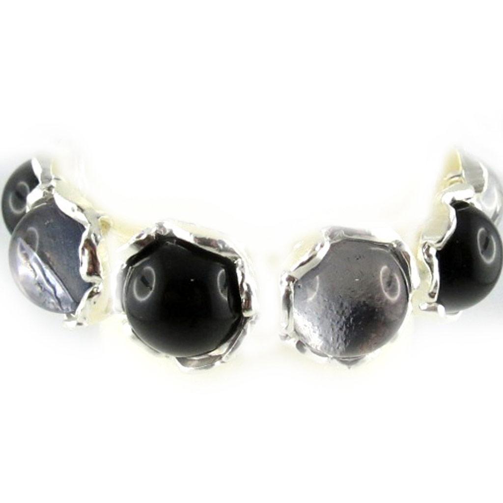 Dolce Vita [E1579] — Дизайнерский браслет «Dragibus», черный, белый.