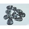 375Cts. Natural Larvikite Pear Shape Cabochon Loose Gemstone 9Pcs Lot C-1940