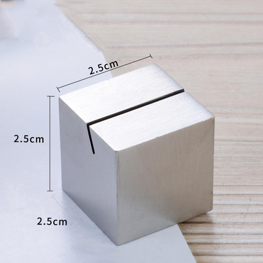 Geometric Shape Table Place Card Holder Solid Menu Sign Holder Photo Picture Holder Clip  Hotel