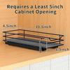 Pull Out Spice Rack Organizer for Cabinet Heavy Duty Slide Out Spice Rack Organizer for Kitchen Cabinets and Pantry Fits Spices