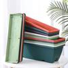 Vegetable Growing Box Flowerpot with Drainage Holes Thickened Edge Strong Load-Bearing Indoor Rectangular Vegetable Herb Planter Box