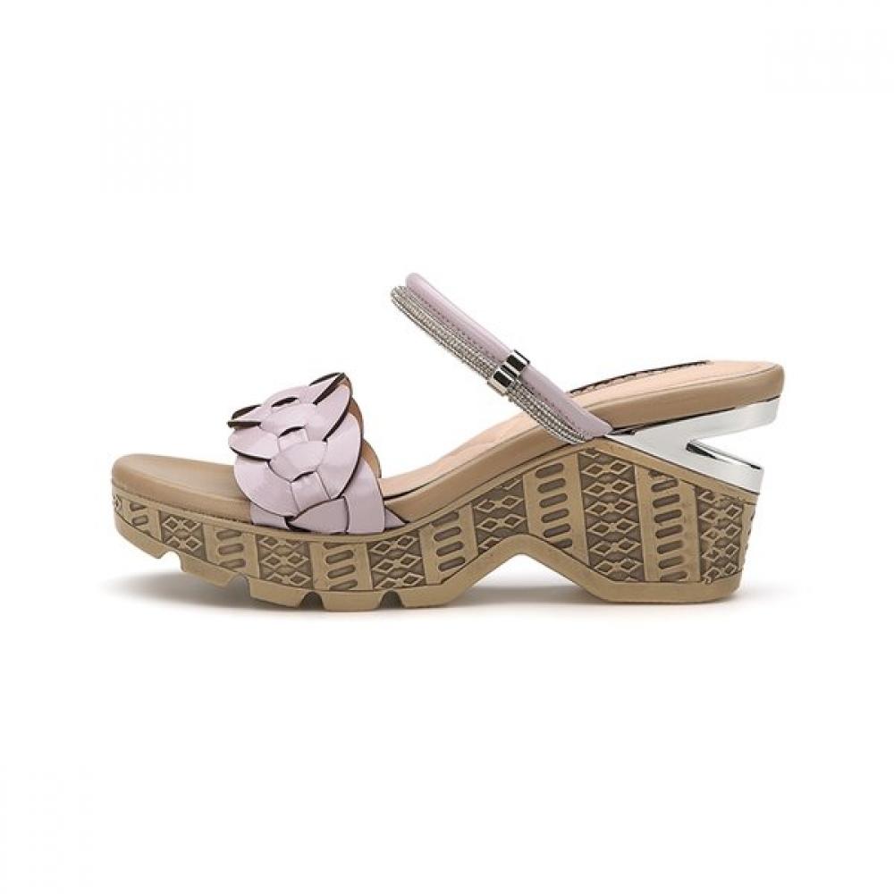 Misope Women Woven Height Increase Sandal 8cm 012224023