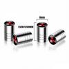 4Pcs 3D Metal Car Wheel Tire Valve Stem Cap Accessories For Mitsubishi 9 Ralliart EX ASX L200 Colt Outlander Pajero Lancer Cross