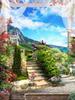 Алмазная картина мозаика морской горный пейзаж полная квадратная круглая вышивка оконный пейзаж украшение дома