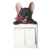 Resin Animal  Wall Switch Stickers Self-Adhesive Socket Sticker 3D Dog Wall Decals  Kids Room