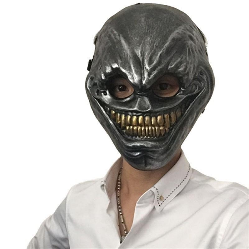 Уникальная маска из смолы серебряного, медного, синего и белого цветов для косплея и развлечений по игре Payday 2