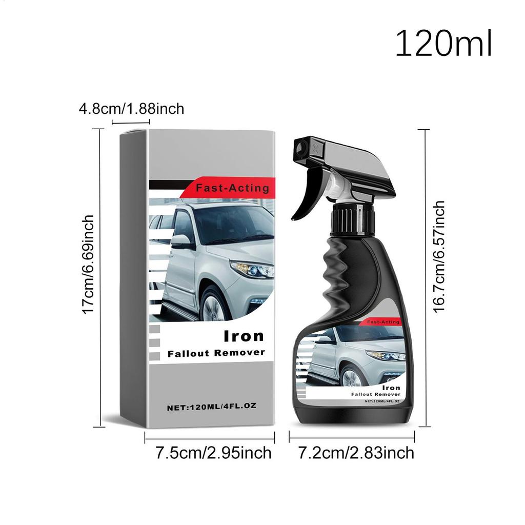 Rust Reformer Spray 120ml Revitalizing Care Car Maintenance Cleaner Car Wheel Rust Remover Spray For Auto Wheels Doors