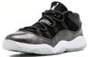 Детские кроссовки Jordan 11 Retro Low Barons (PS) Черный/Металлик Серебристо-Белый