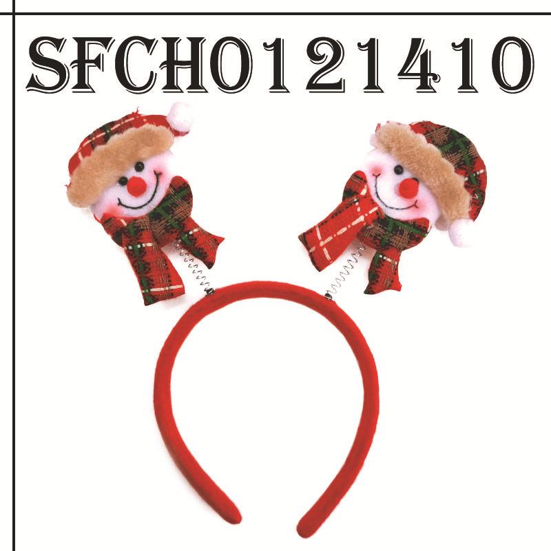 Рождественская повязка на голову рождественский колокольчик из рога лося с блестками рождественская повязка для волос с новым годом реквизит для фотосессии веселый рождественский декор подарки для детей