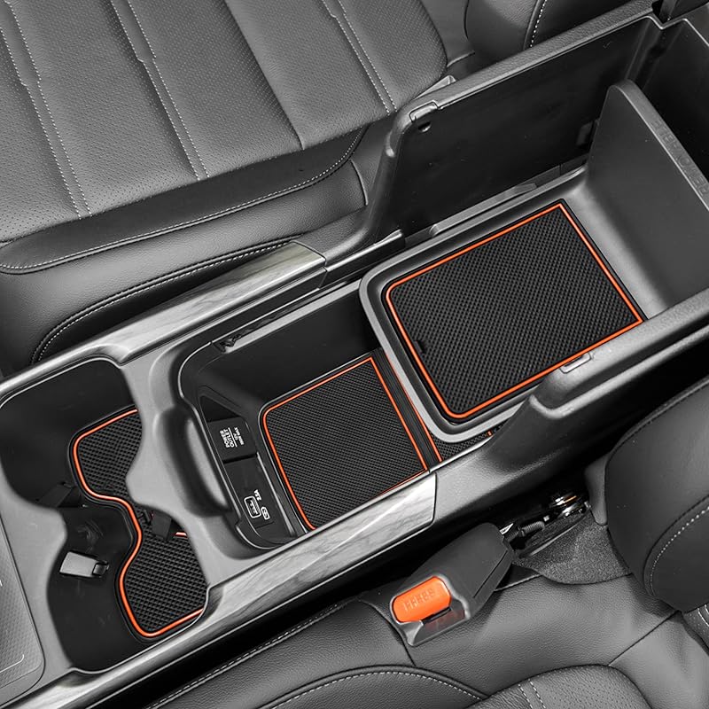 SENSHINE Для Honda CR-V CRV Аксессуары Держатель для напитков Вкладыш в центральную консоль Отделка Карманы в дверях Коврики Нескользящие Пылезащитные Премиум Салон Набор из 20 шт.