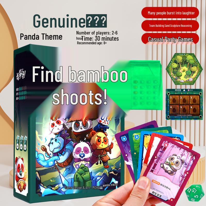 Оригинальная настольная игра Panda Battle: Веселый тимбилдинг для 2-6 игроков