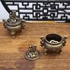 Alloy Sandalwood Incense Burner Animal Foot Plate Three Legged Stove  Tea Ceremony Home Decoration