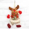 Cute Santa Claus Bear Elk Snowman Ornaments Christmas Pendant Christmas Tree Decoration Toy Doll