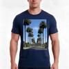 Tall California Palm Trees Photograph Tshirt Summer Casual Cotton Tee Oversized Streetwear Tops Vintage Graphic Print