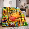 1Pc Winnie Pooh Honey Adventure Blanket Soft And Comfortable Casual Warm Camping Travel Christmas Halloween Xmas Gift M924573