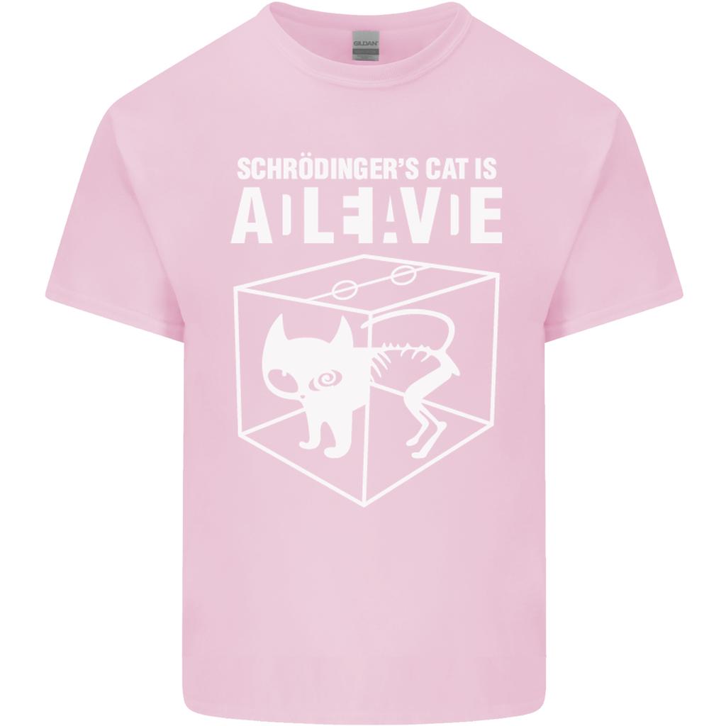 Schrodingers Cat Science Geek Nerd Unisexs Light Cotton TShirt