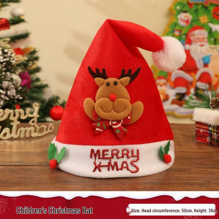 Толстая плюшевая шапка Санта-Клауса - Рождественский подарок для взрослых, мальчиков и девочек