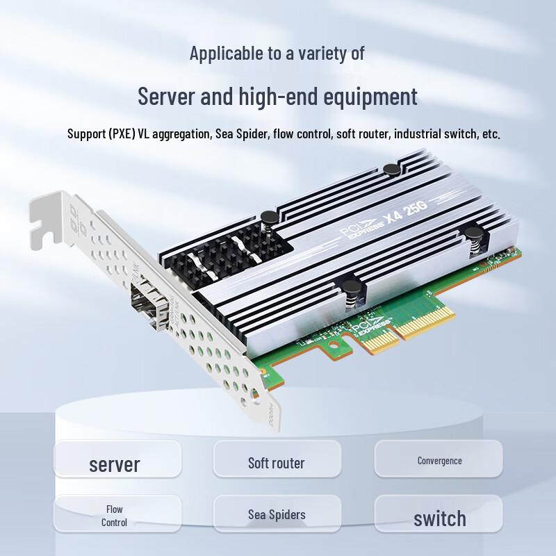 EB-LINK Mellanox ConnectX-4 25G Single-Port PCIe X4 Fiber Network Card (CN version)