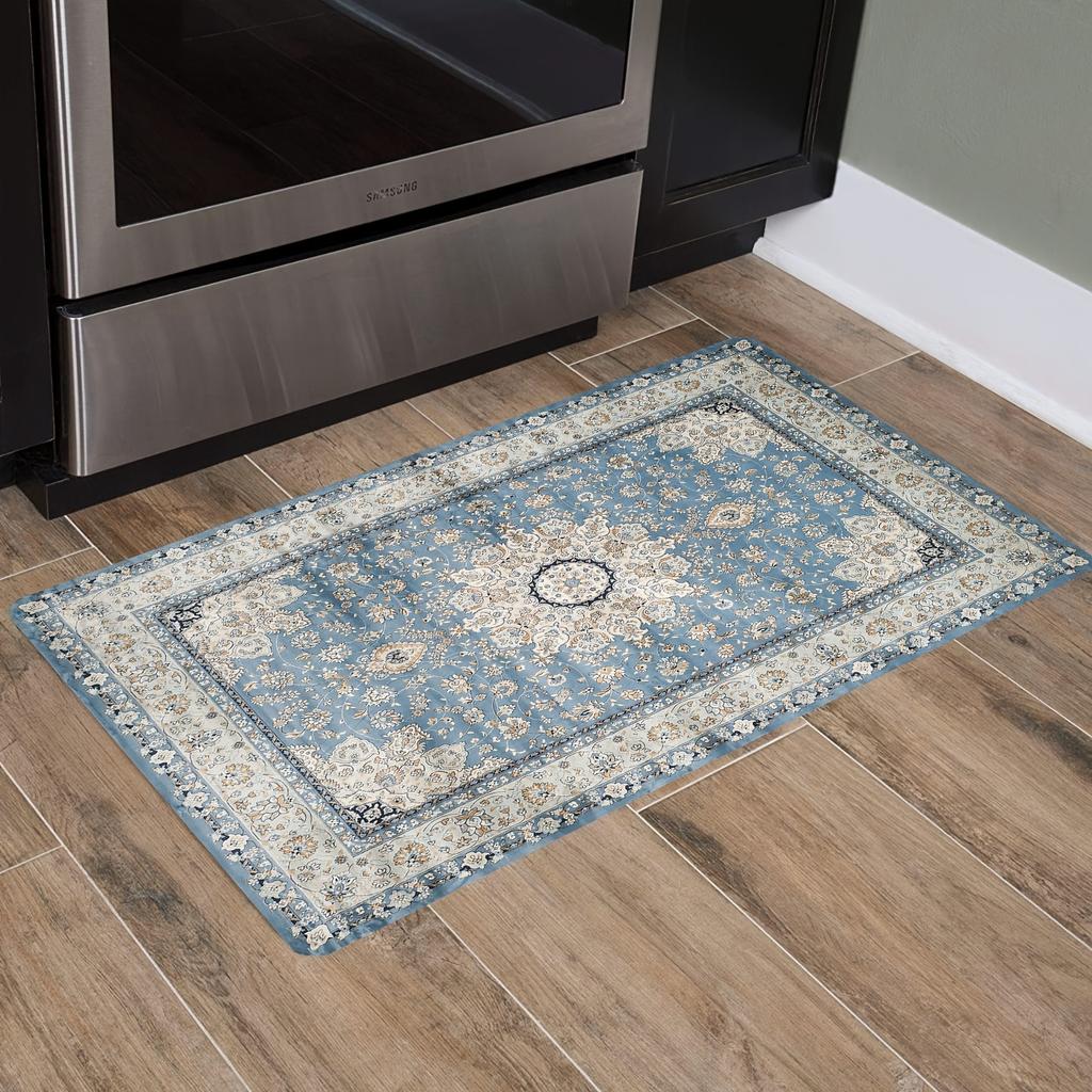 1PC Cowhide Pattern Kitchen Rug Non-Slip Door Mats Pop design Bathroom Rug Bath Mat Carpet for Home Sink Laundry Decor